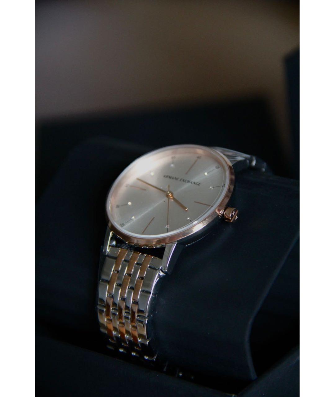 ARMANI EXCHANGE Серебряные металлические часы, фото 3