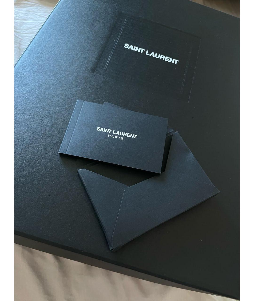 SAINT LAURENT Белые кожаные кеды, фото 6