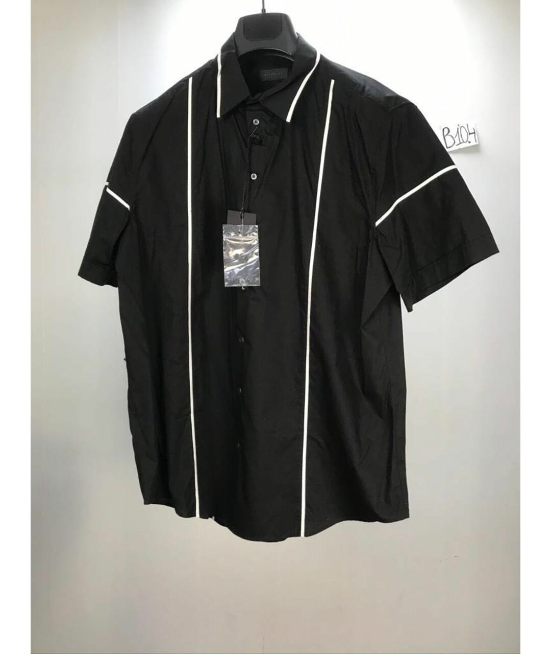 JOHN RICHMOND Черная хлопковая кэжуал рубашка, фото 6