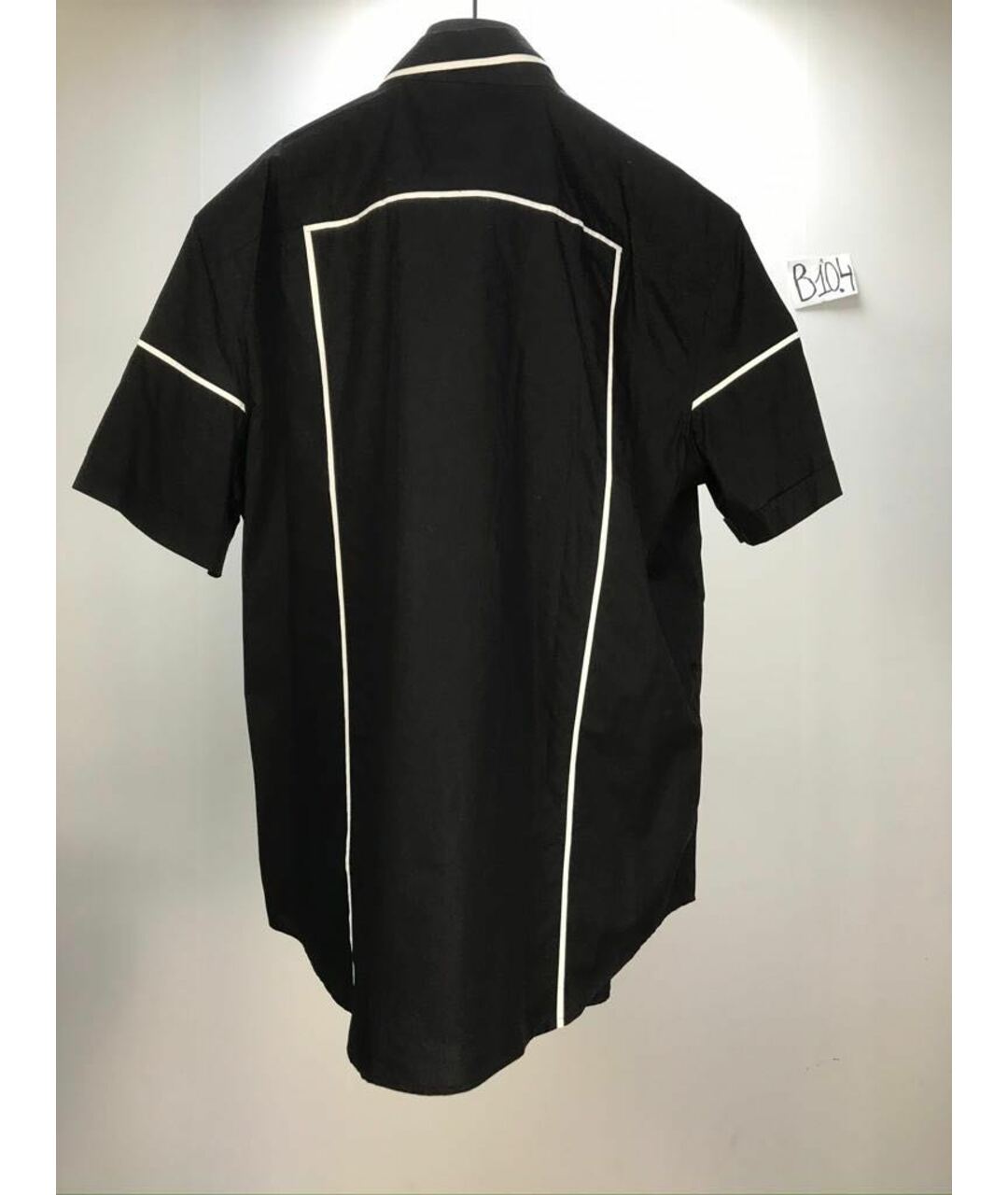 JOHN RICHMOND Черная хлопковая кэжуал рубашка, фото 2