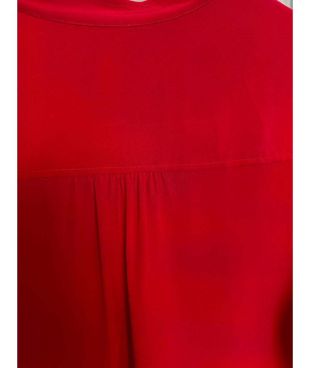 STELLA MCCARTNEY Красная шелковая рубашка, фото 4