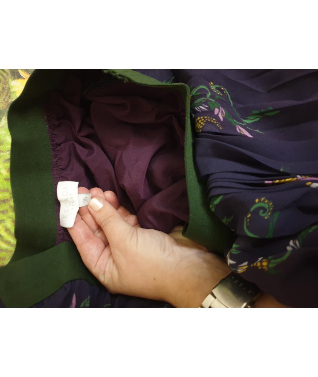 ESCADA Фиолетовая юбка макси, фото 3
