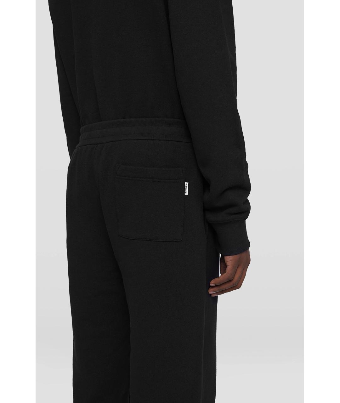 JIL SANDER Черные повседневные брюки, фото 2