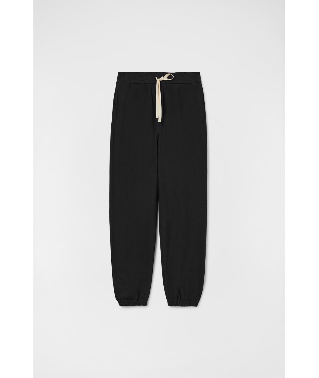 JIL SANDER Черные повседневные брюки, фото 7