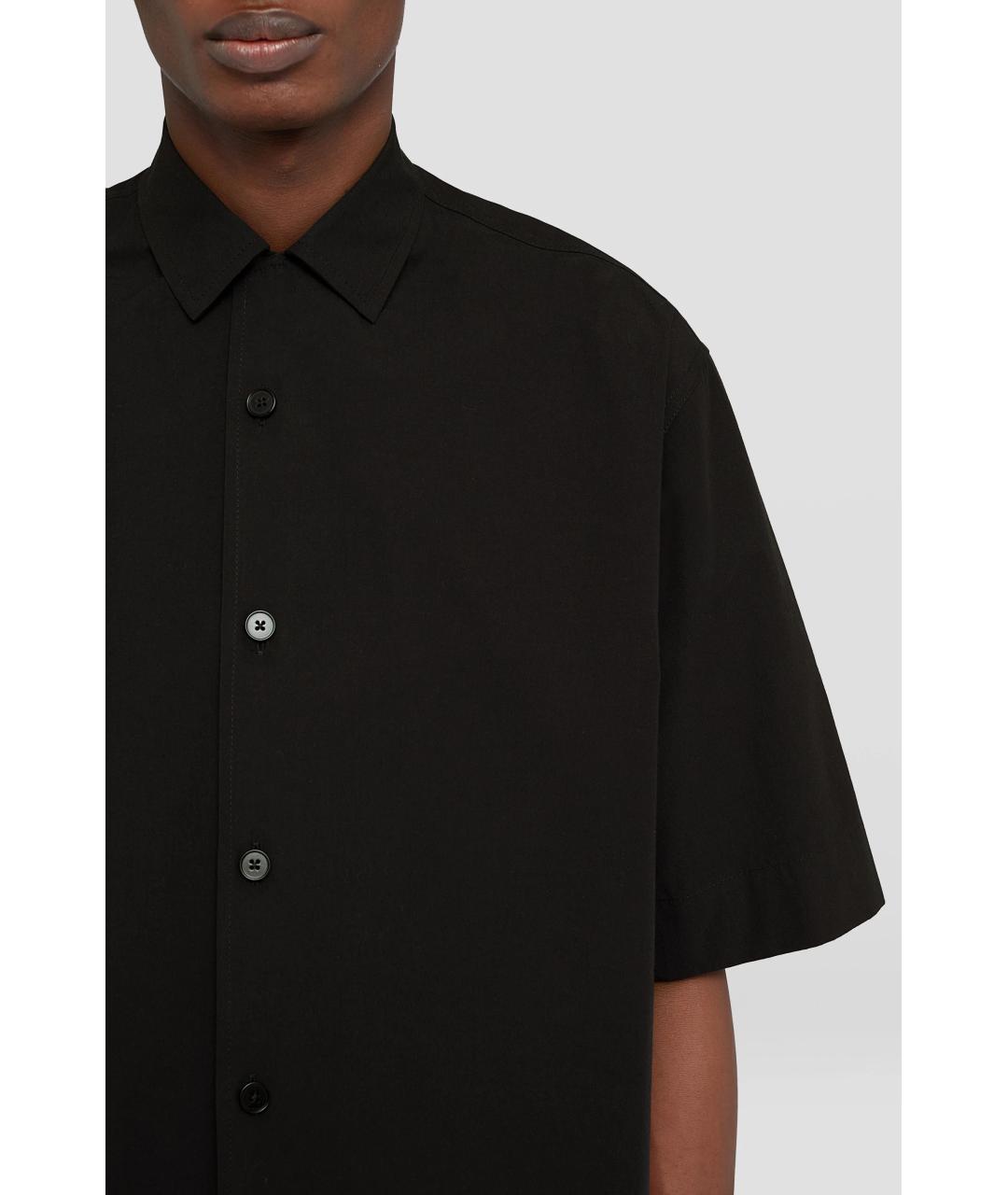 JIL SANDER Черная кэжуал рубашка, фото 2