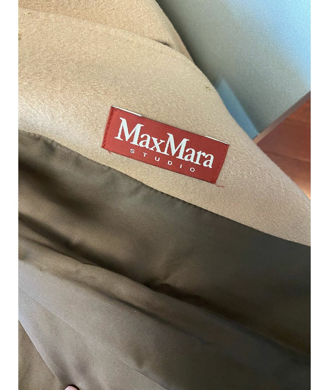MAX MARA STUDIO Бежевое кашемировое пальто, фото 4