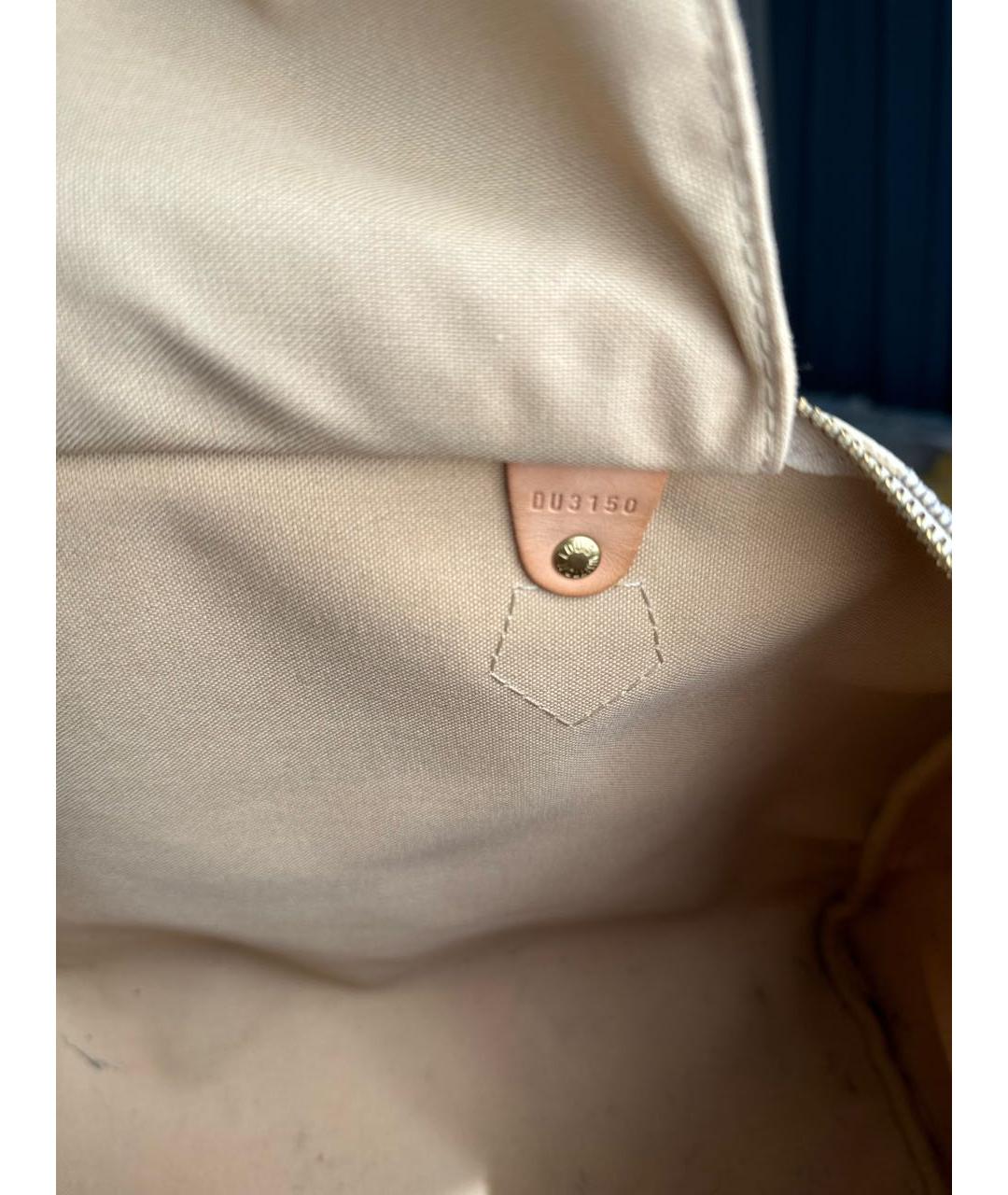 LOUIS VUITTON PRE-OWNED Белая сумка с короткими ручками, фото 6