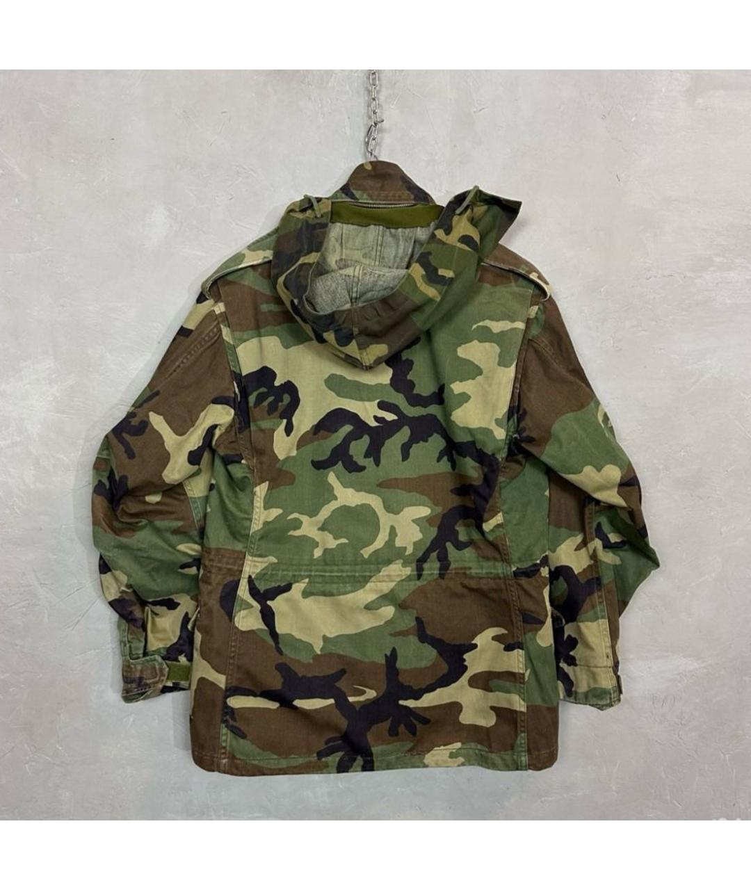 ALPHA INDUSTRIES Зеленая хлопковая куртка, фото 2