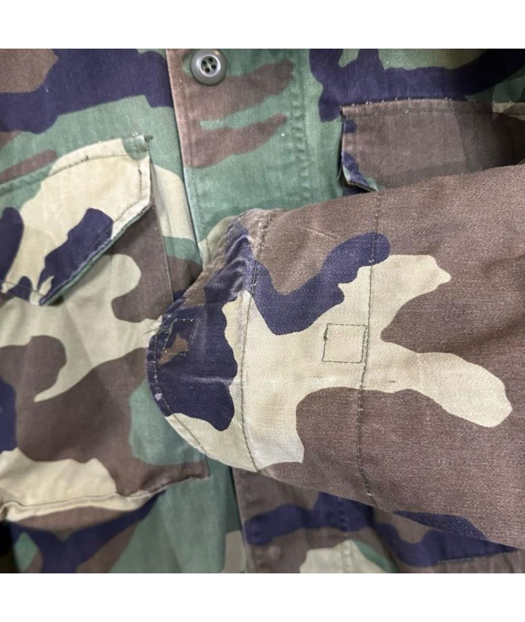 ALPHA INDUSTRIES Зеленая хлопковая куртка, фото 5