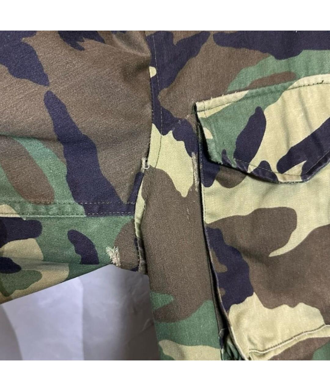 ALPHA INDUSTRIES Зеленая хлопковая куртка, фото 6