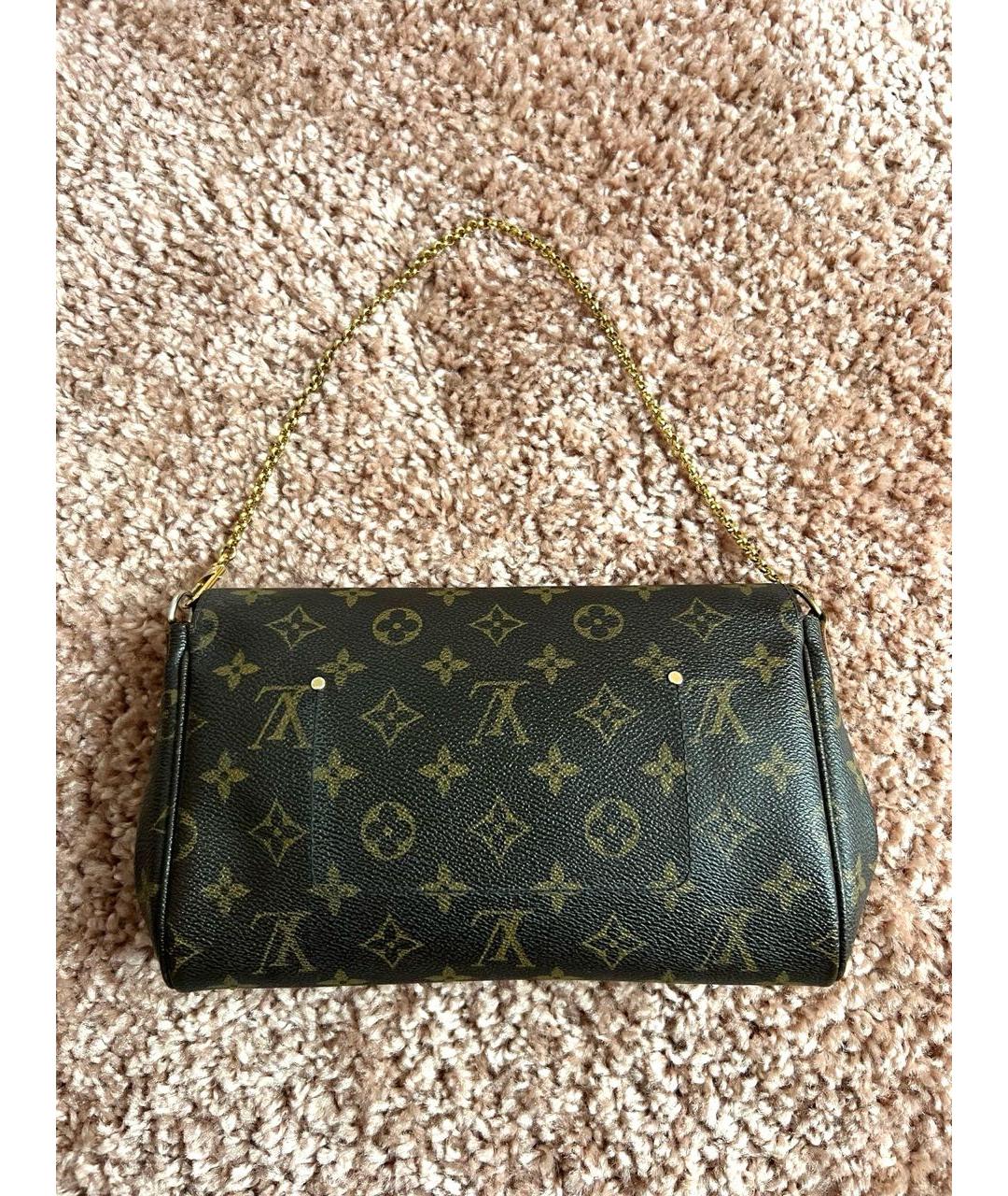 LOUIS VUITTON Коричневая сумка через плечо, фото 3