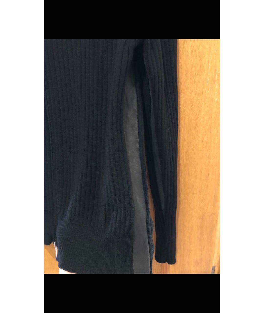 CANALI Черный шерстяной джемпер / свитер, фото 6