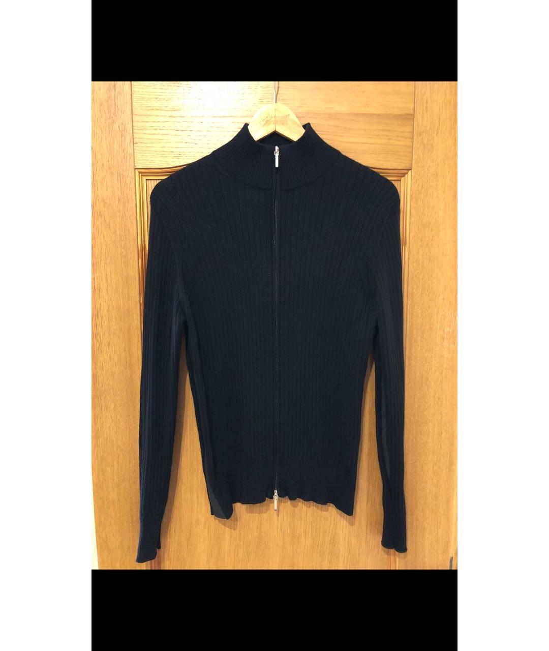 CANALI Черный шерстяной джемпер / свитер, фото 9