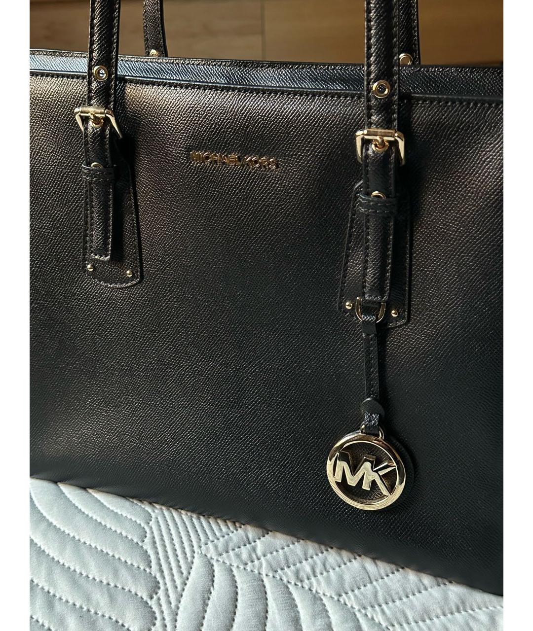 MICHAEL KORS Черная сумка тоут, фото 6