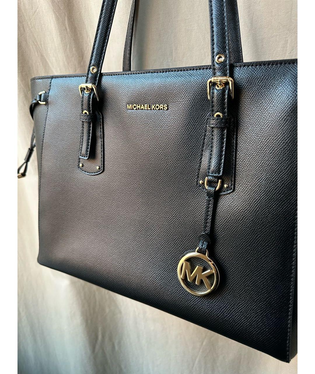 MICHAEL KORS Черная сумка тоут, фото 7