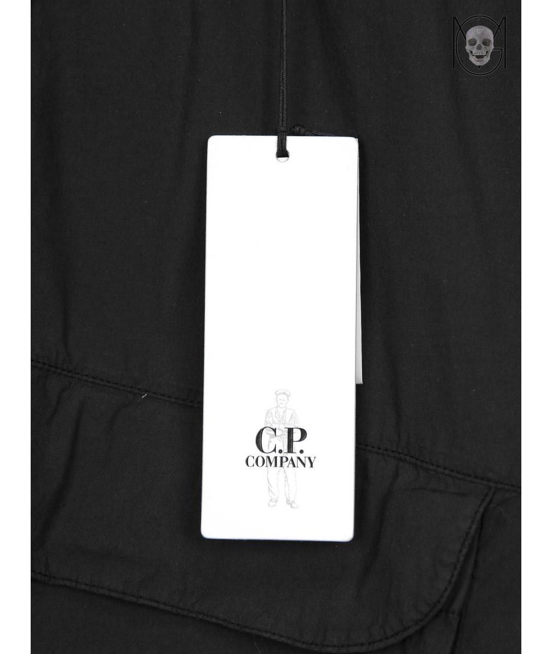 CP COMPANY Черные хлопковые повседневные брюки, фото 3