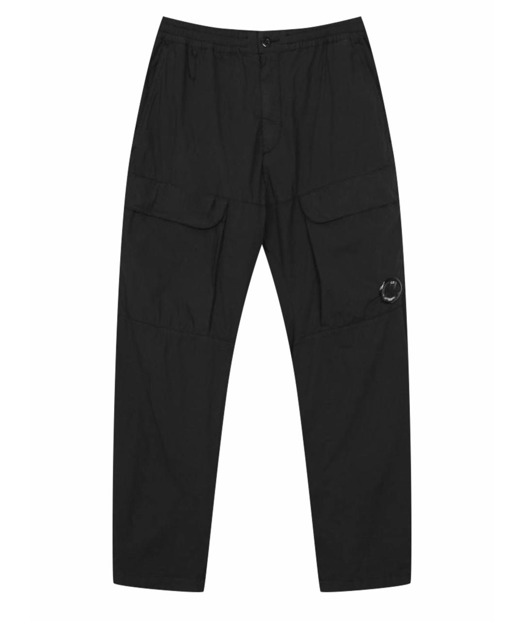 CP COMPANY Черные хлопковые повседневные брюки, фото 1