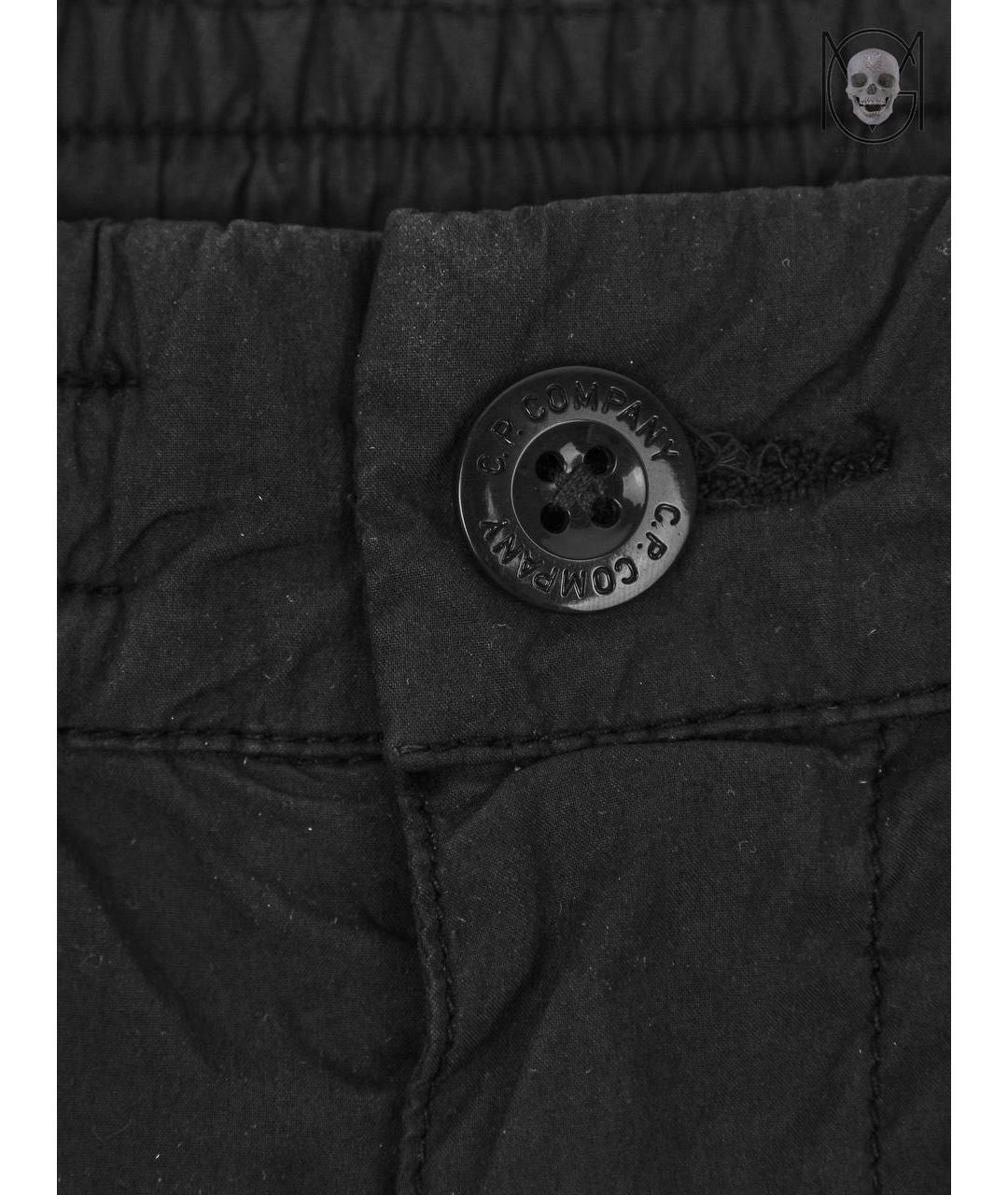 CP COMPANY Черные хлопковые повседневные брюки, фото 6