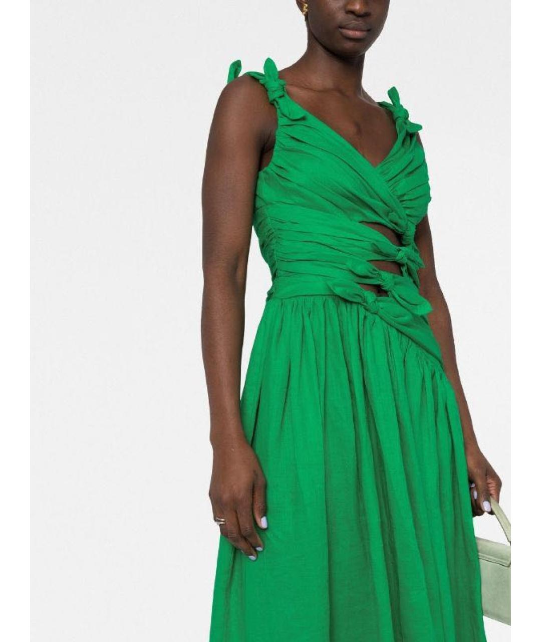 ZIMMERMANN Зеленые платье, фото 2