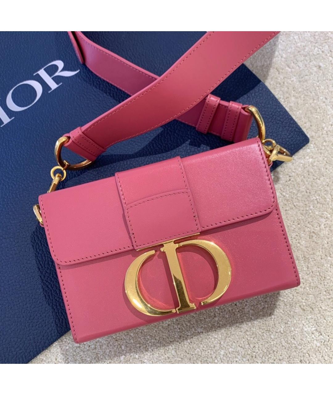 CHRISTIAN DIOR Розовая сумка через плечо, фото 3