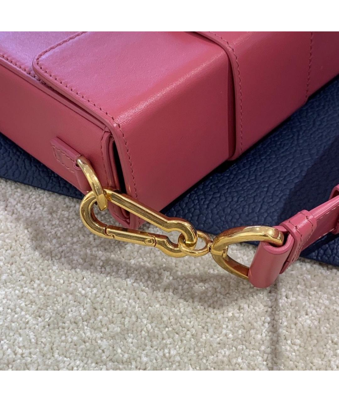 CHRISTIAN DIOR Розовая сумка через плечо, фото 5