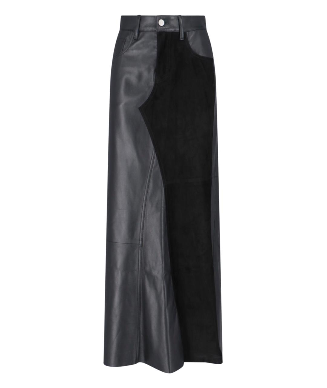 MM6 MAISON MARGIELA Черная юбка макси, фото 1