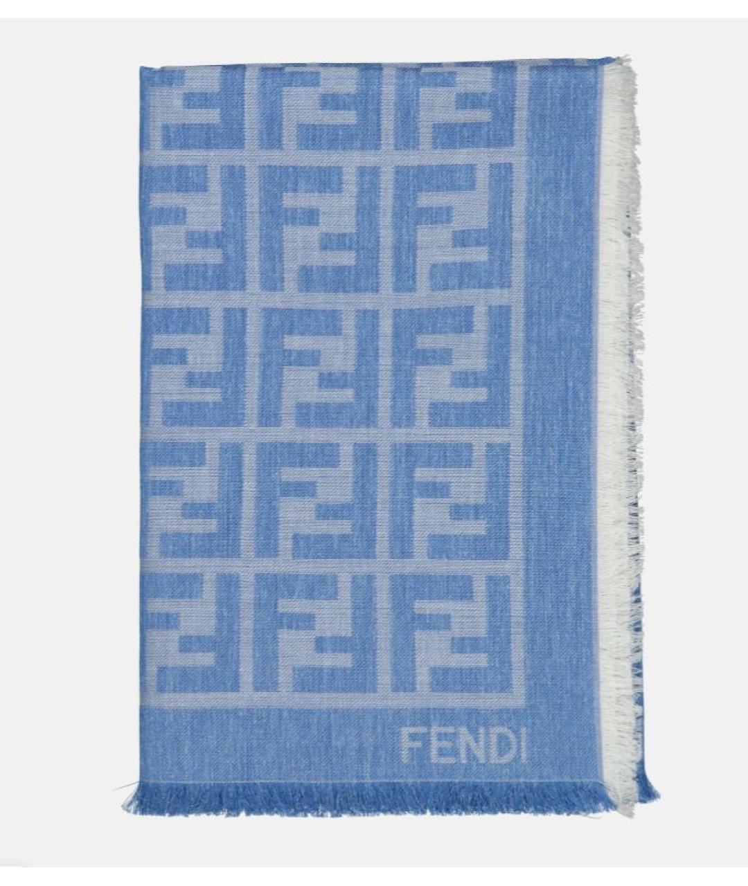 FENDI Голубой платок, фото 3