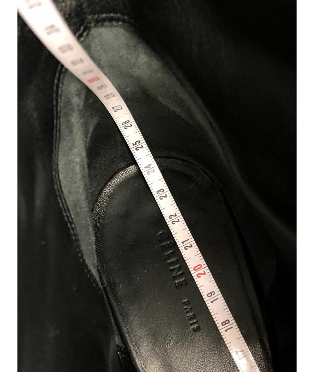 CELINE PRE-OWNED Бежевые кожаные ботинки, фото 8