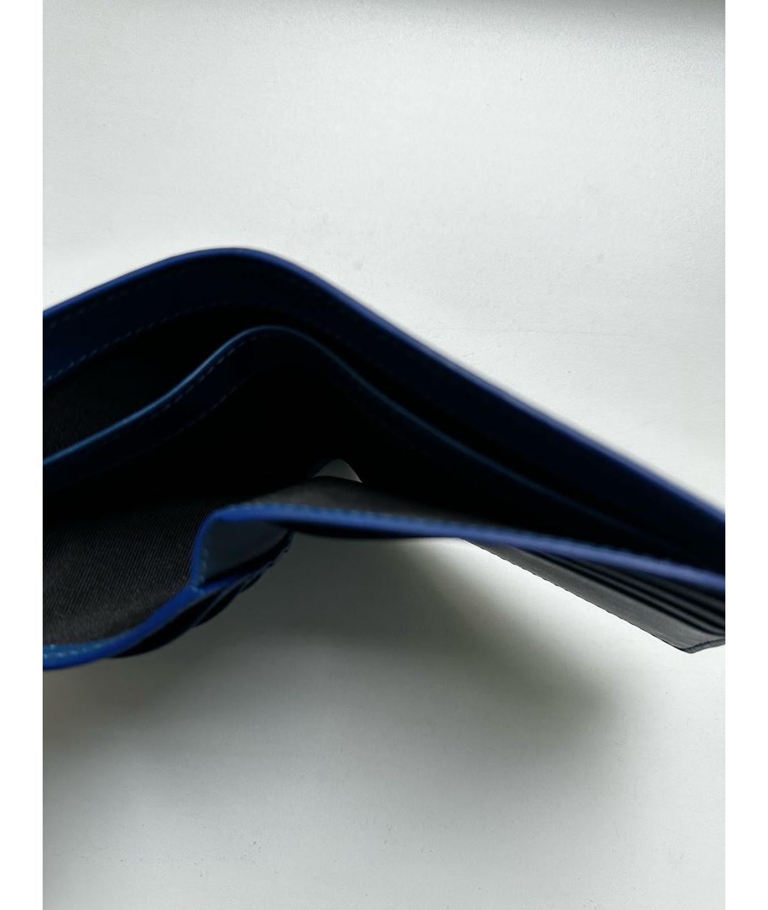 BURBERRY Синий кошелек из искусственной кожи, фото 3