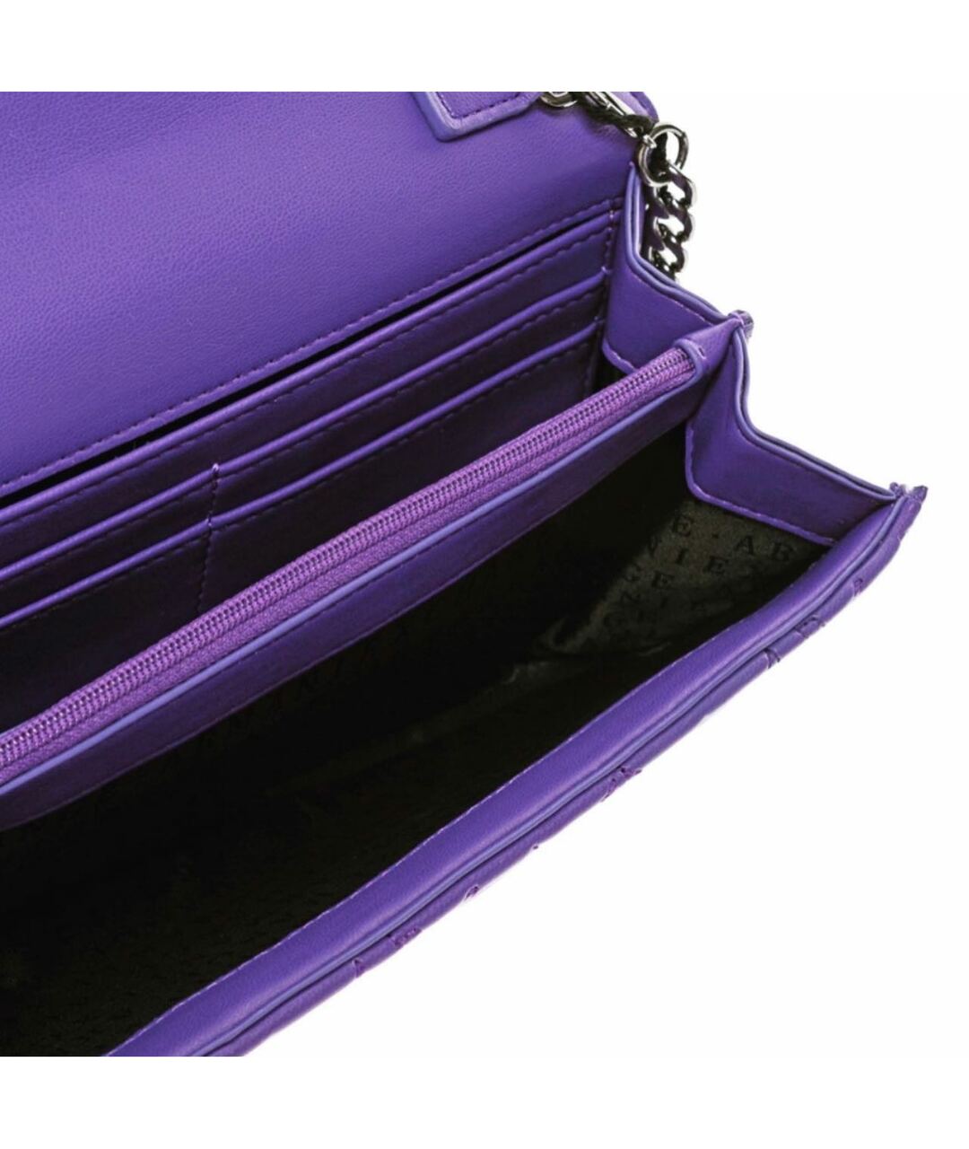 ARMANI EXCHANGE Фиолетовая сумка тоут из искусственной кожи, фото 2