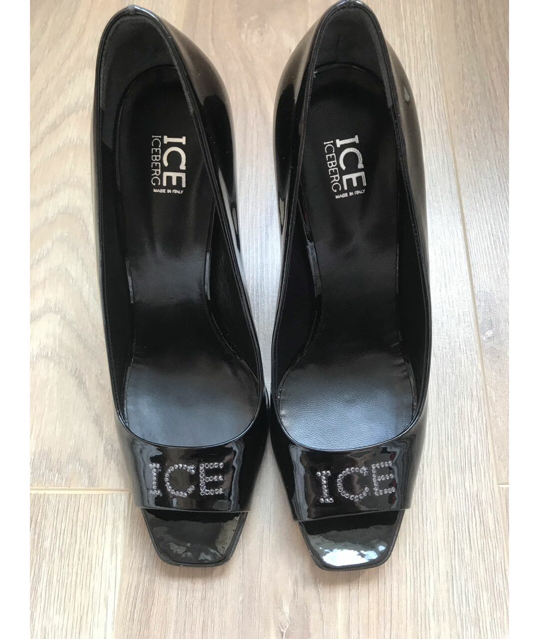 ICEBERG Черные туфли из лакированной кожи, фото 2