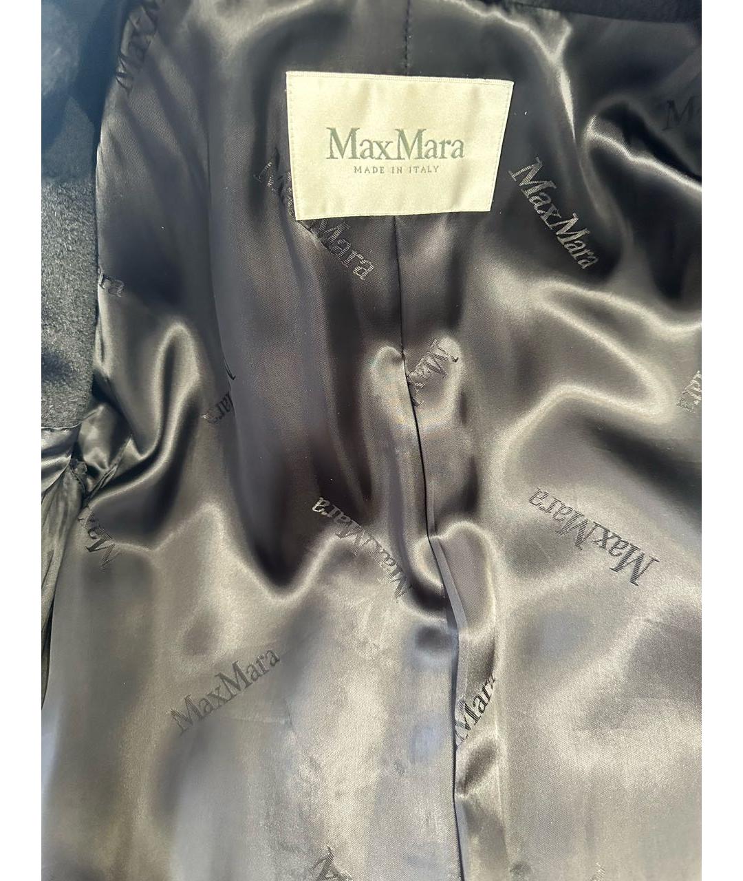 MAX MARA Черное пальто, фото 3