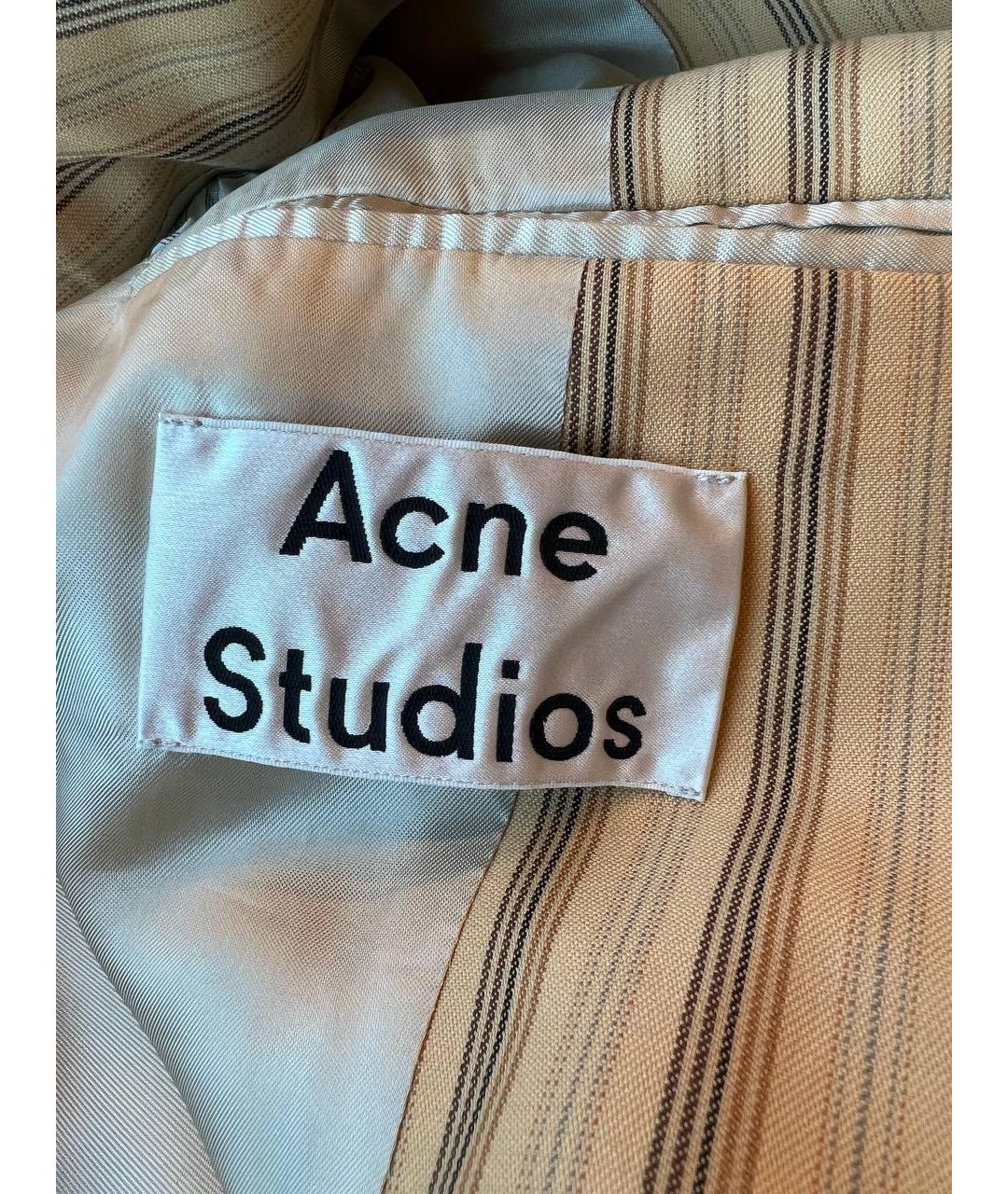 ACNE STUDIOS Желтый жакет/пиджак, фото 4