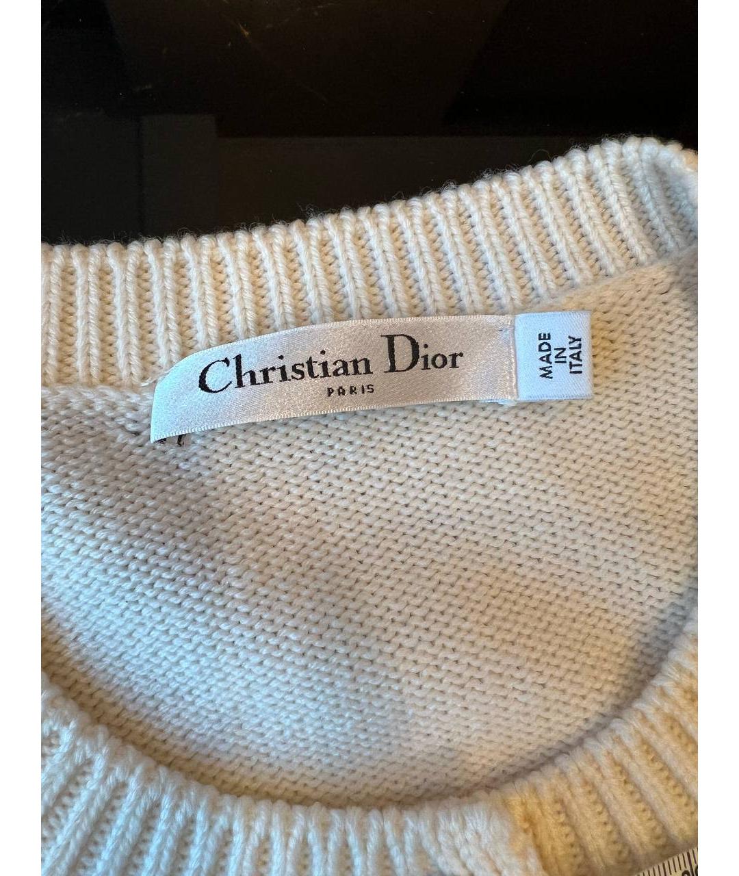 CHRISTIAN DIOR PRE-OWNED Бежевый шерстяной жакет/пиджак, фото 4