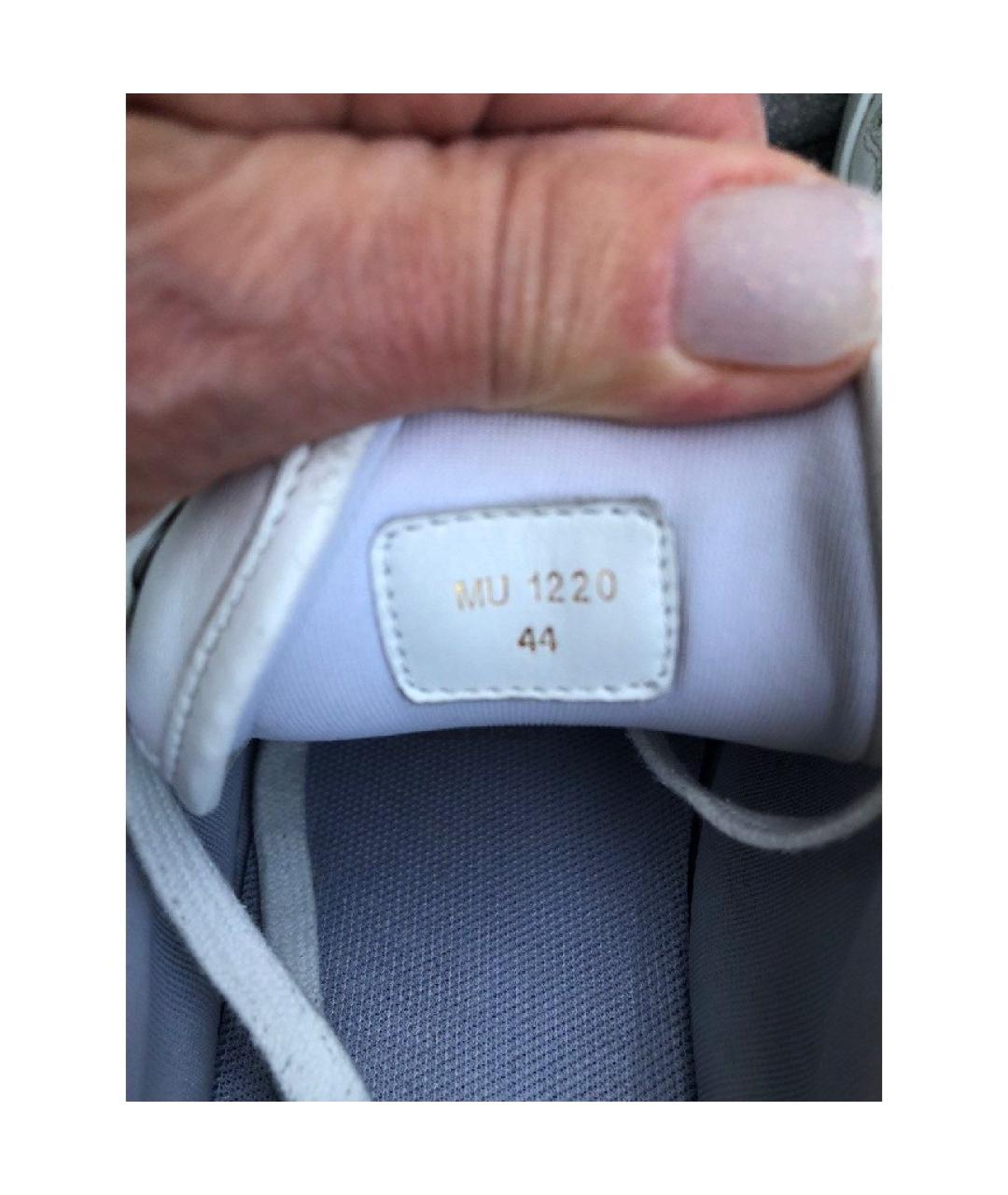 CELINE PRE-OWNED Белые кожаные низкие кроссовки / кеды, фото 9