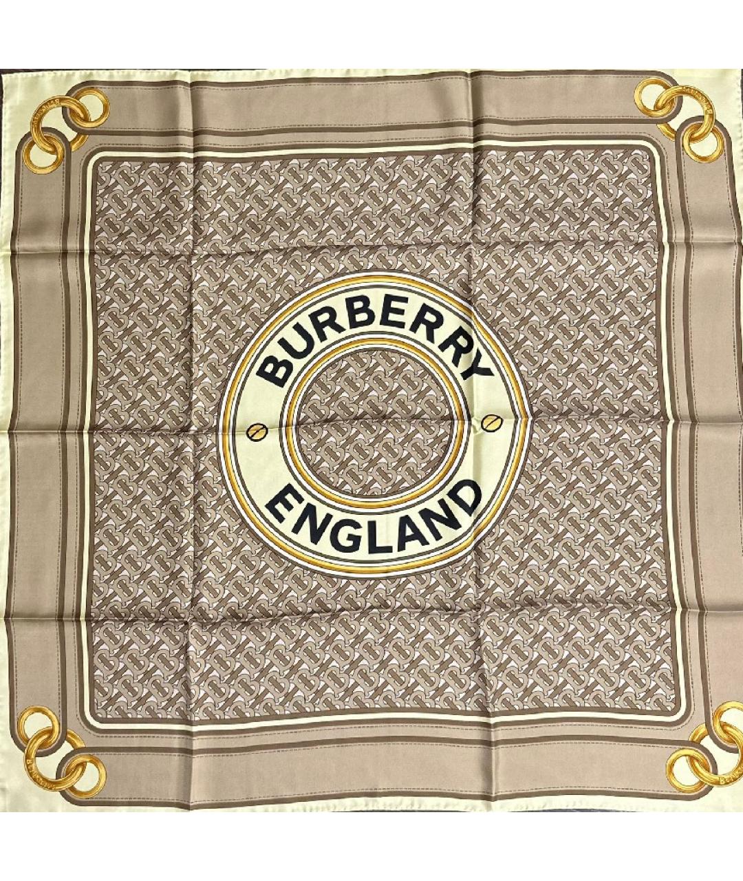 BURBERRY Мульти шелковый платок, фото 6