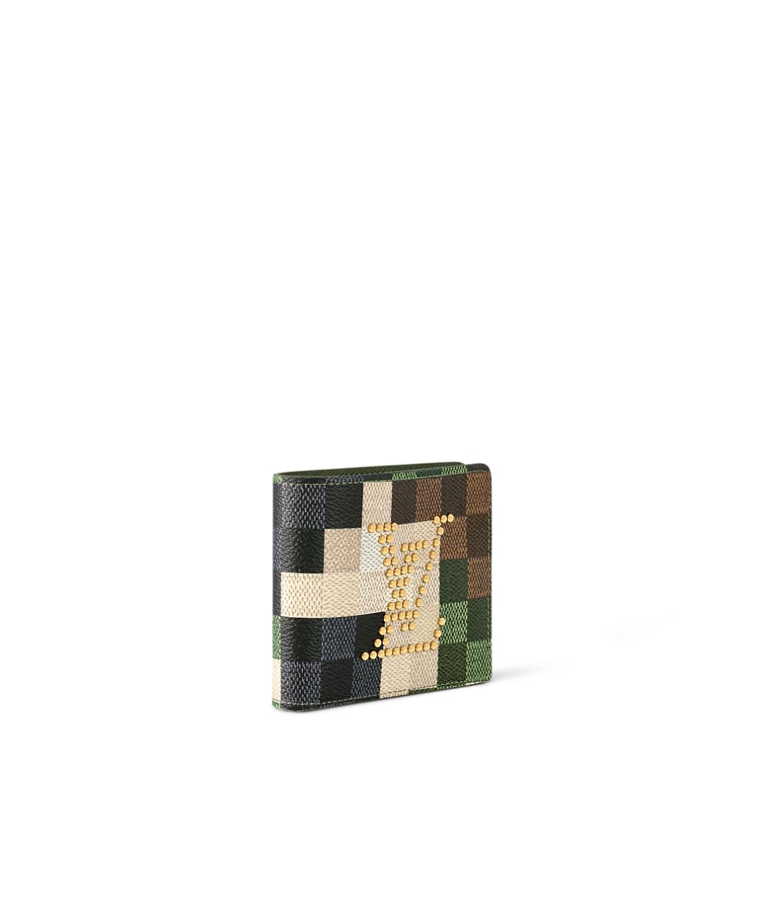 LOUIS VUITTON Зеленый кошелек, фото 2