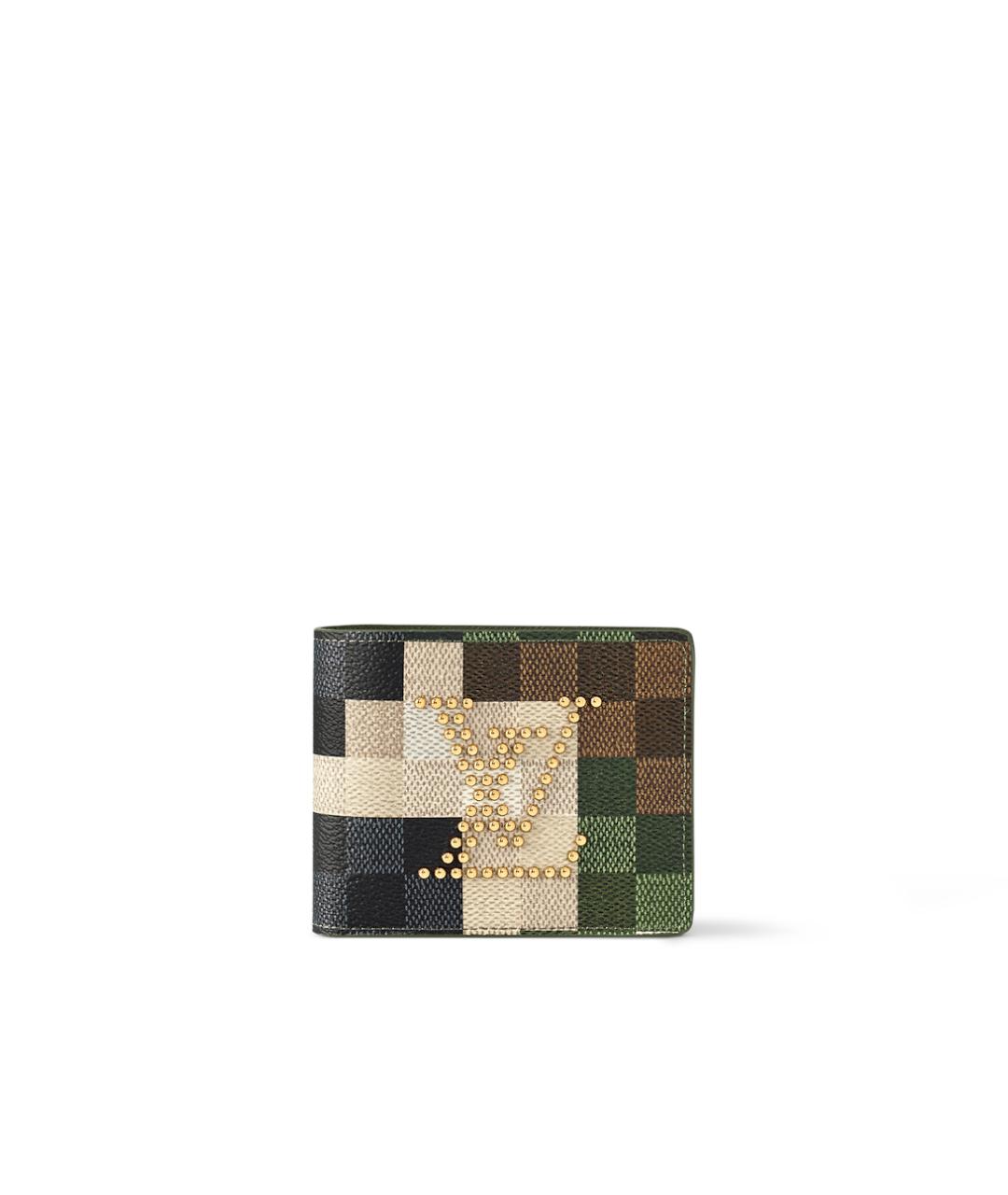 LOUIS VUITTON Зеленый кошелек, фото 1