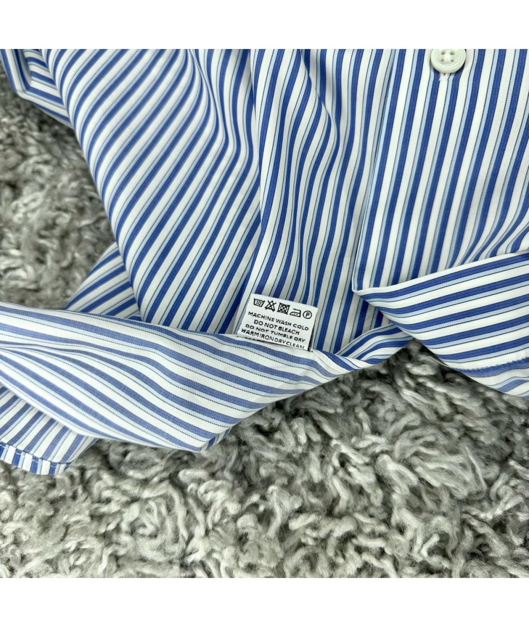 CANALI Голубая кэжуал рубашка, фото 4