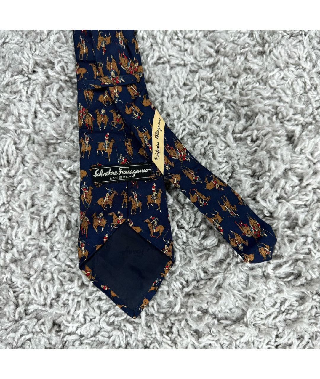 SALVATORE FERRAGAMO Мульти шелковый галстук, фото 2