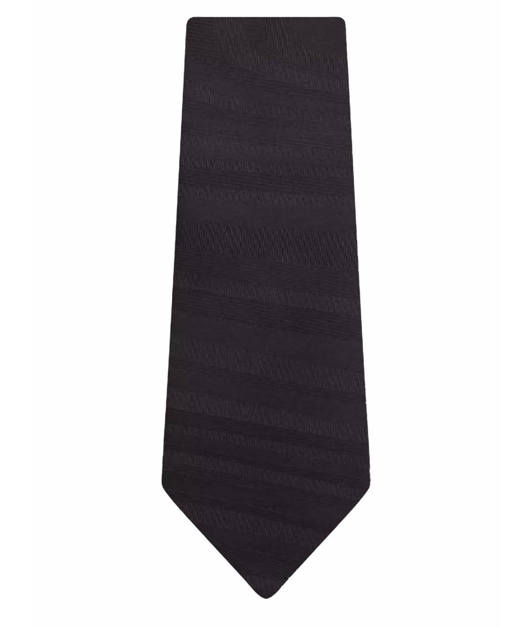 HERMES PRE-OWNED Черный шелковый галстук, фото 1