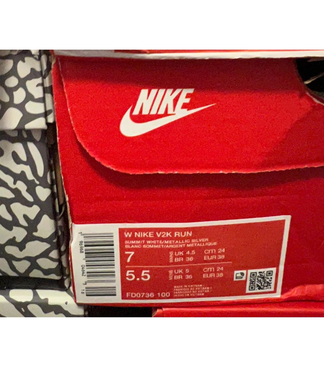 NIKE Серебряные кроссовки, фото 6
