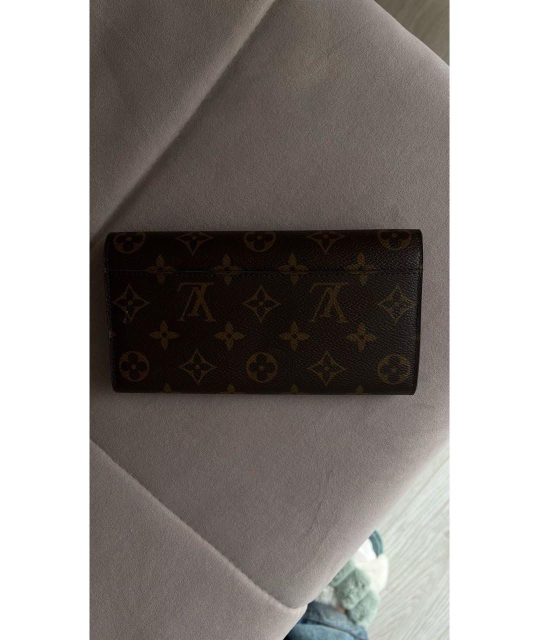 LOUIS VUITTON PRE-OWNED Фуксия кошелек, фото 3