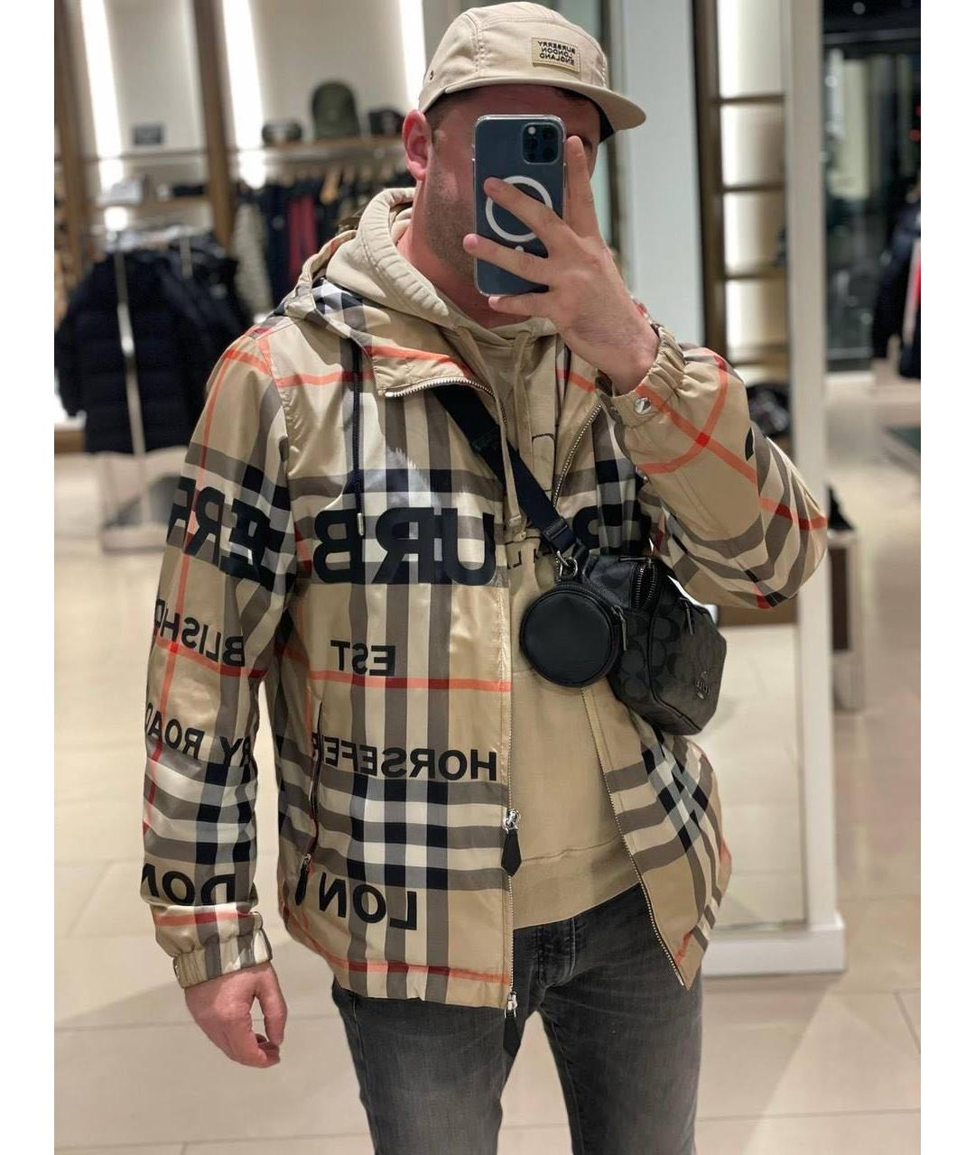 BURBERRY Хаки хлопковая кепка/бейсболка, фото 7