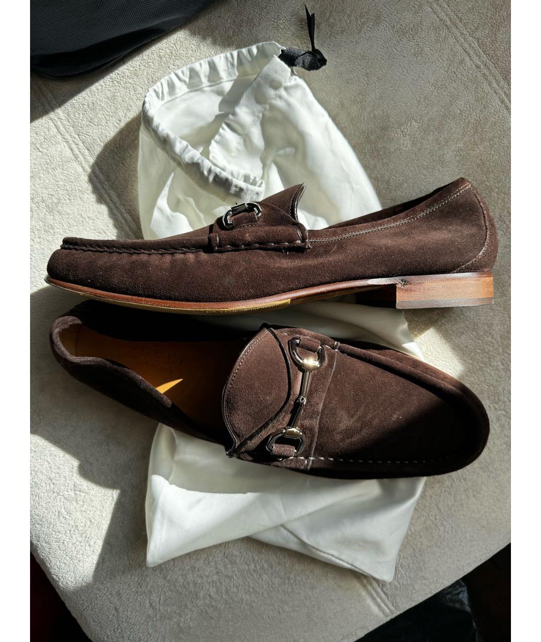 Chocolate gucci shoe deals