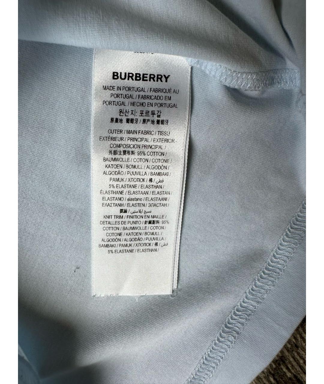 Burberry etiqueta azul best sale