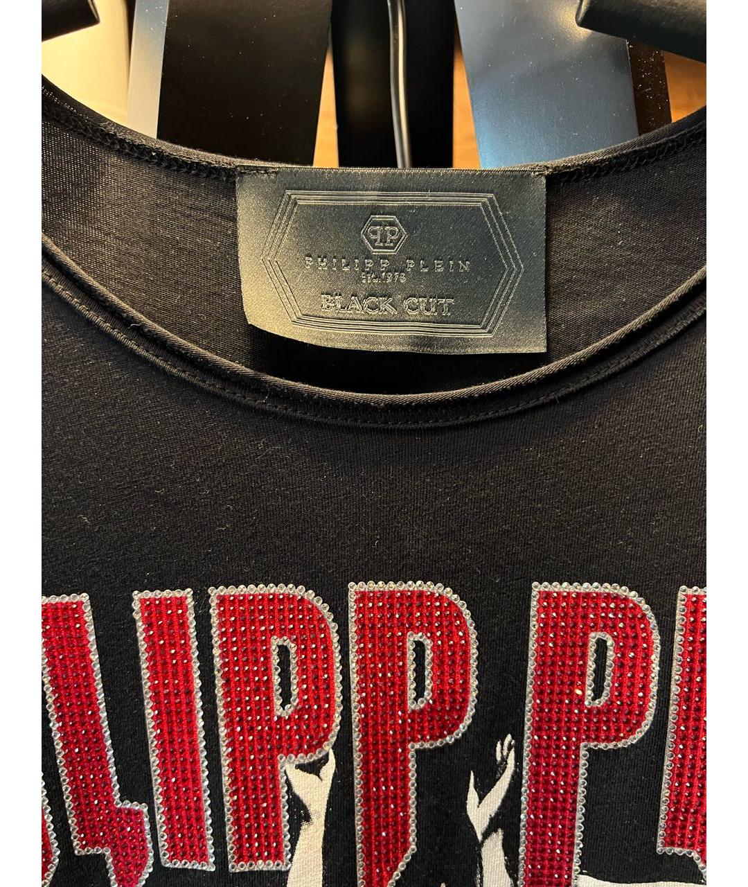 PHILIPP PLEIN Черная футболка, фото 4