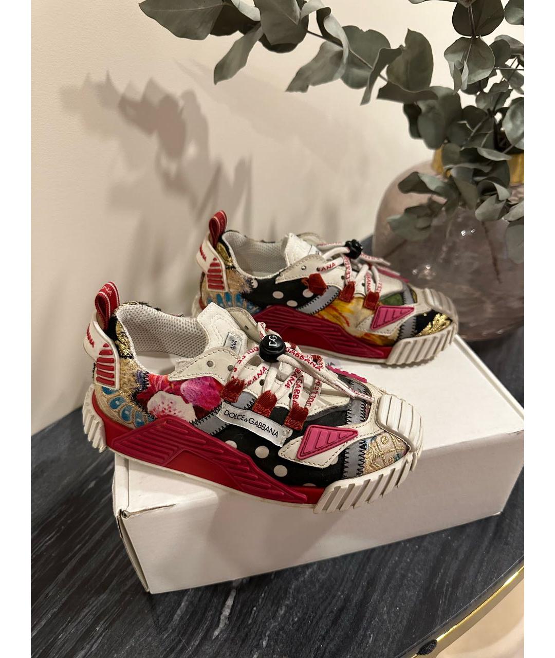 DOLCE & GABBANA KIDS Красные кеды, фото 6