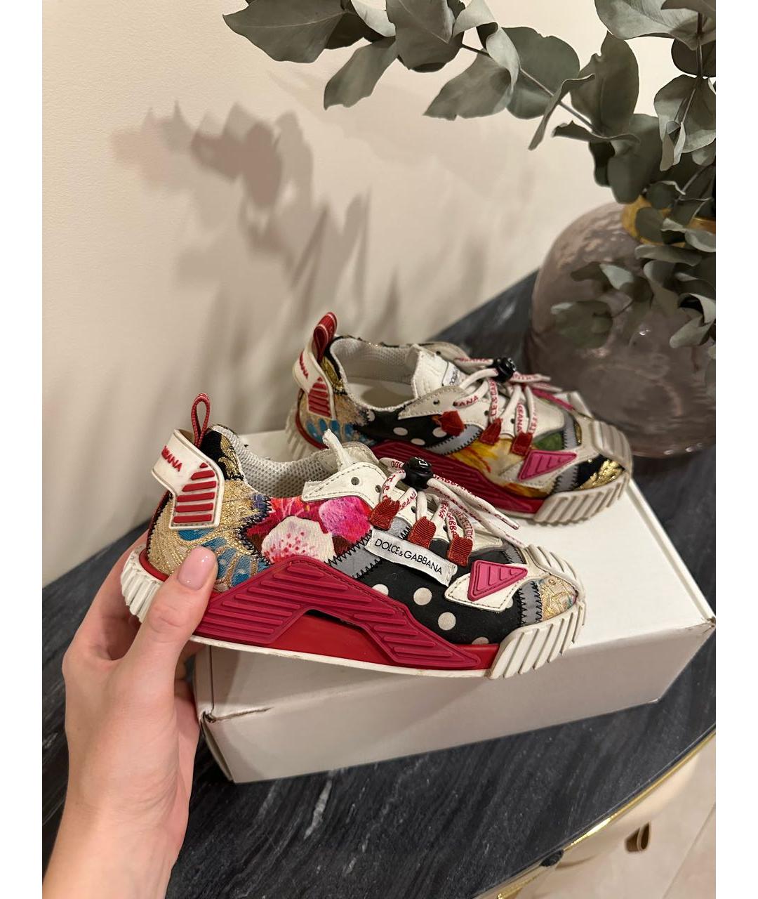 DOLCE & GABBANA KIDS Красные кеды, фото 9