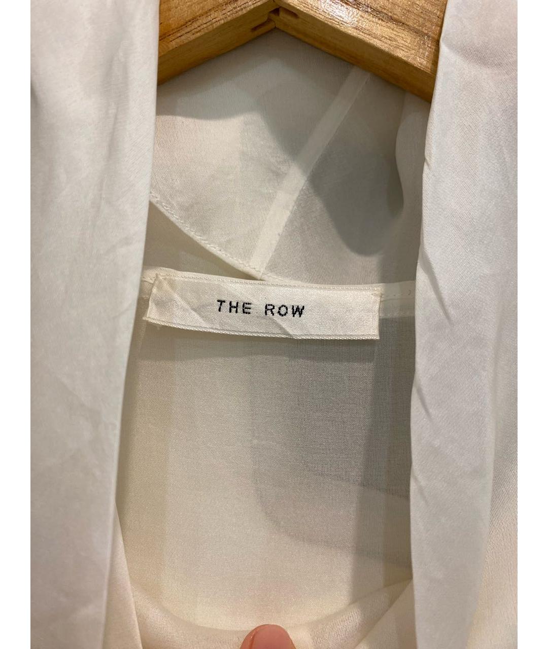 THE ROW Белая шелковая блузы, фото 3
